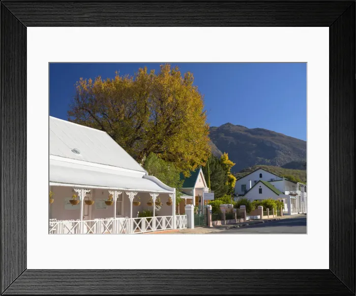 Framed Print : Guesthouses on Church Street, Montagu, Western Cape, South Africa Framed Print : Guesthouses on Church Street, Montagu, Western Cape, South Africa