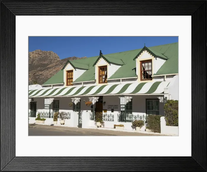 Framed Print : Guesthouse on Church Street, Montagu, Western Cape, South Africa Framed Print : Guesthouse on Church Street, Montagu, Western Cape, South Africa