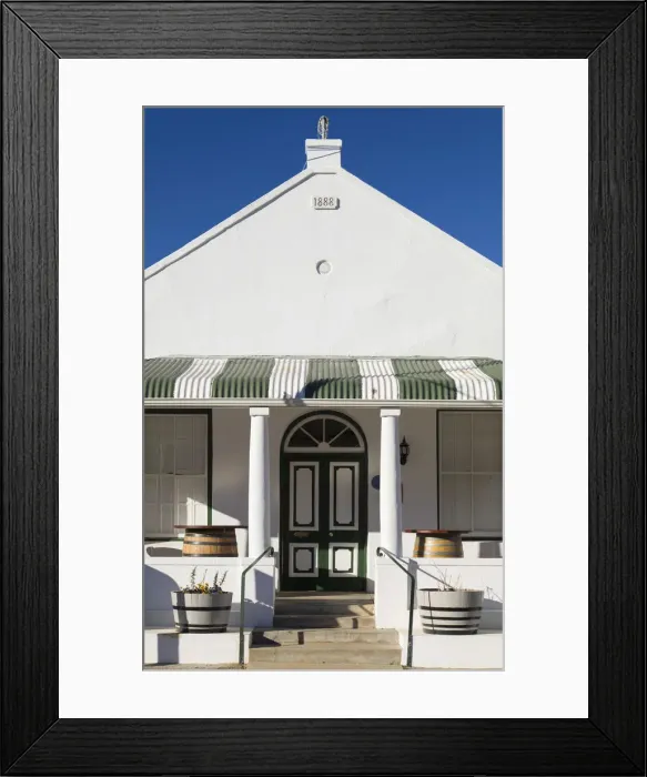 Framed Print : Restaurant in Cape Dutch style, Montagu, Western Cape, South Africa Framed Print : Restaurant in Cape Dutch style, Montagu, Western Cape, South Africa