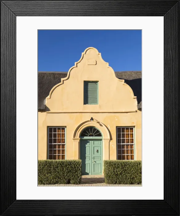 Framed Print : Cape Dutch style house, Montagu, Western Cape, South Africa Framed Print : Cape Dutch style house, Montagu, Western Cape, South Africa