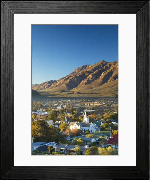 Framed Print : View of Montagu, Western Cape, South Africa Framed Print : View of Montagu, Western Cape, South Africa