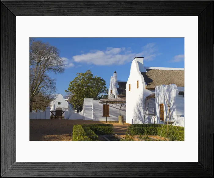 Framed Print : Babylonstoren Wine Estate, Paarl, Western Cape, South Africa