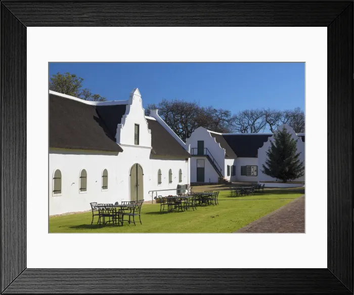Framed Print : La Motte Wine Estate, Franschhoek, Western Cape, South Africa Framed Print : La Motte Wine Estate, Franschhoek, Western Cape, South Africa