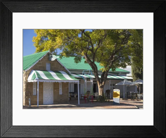 Framed Print : Restaurant, Oudtshoorn, Western Cape, South Africa Framed Print : Restaurant, Oudtshoorn, Western Cape, South Africa