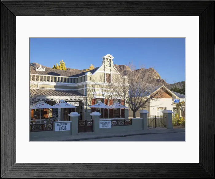 Framed Print : Restaurant, Montagu, Western Cape, South Africa Framed Print : Restaurant, Montagu, Western Cape, South Africa