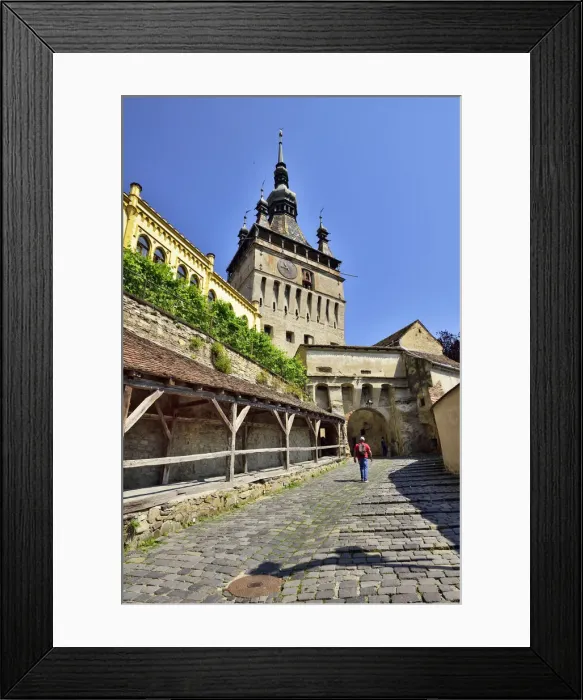 Framed Print : The Clock Tower, dating back to the 14th century, defends the main gate to the citadel Framed Print : The Clock Tower, dating back to the 14th century, defends the main gate to the citadel