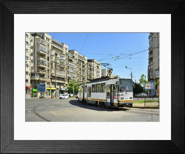 Framed Print : Soviet buildings, Bucharest. Romania Framed Print : Soviet buildings, Bucharest. Romania