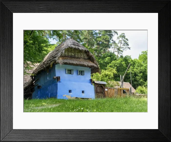 Framed Print : Traditional farmhouse of Sasausi, Sibiu county Framed Print : Traditional farmhouse of Sasausi, Sibiu county