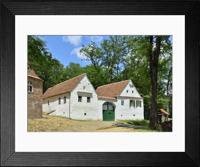 Framed Print : Saxon vine growers house, Seica Mica, Sibiu county Framed Print : Saxon vine growers house, Seica Mica, Sibiu county