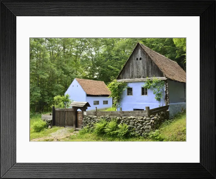 Framed Print : Traditional farmhouse of Sebesu de Jos, Sibiu county Framed Print : Traditional farmhouse of Sebesu de Jos, Sibiu county