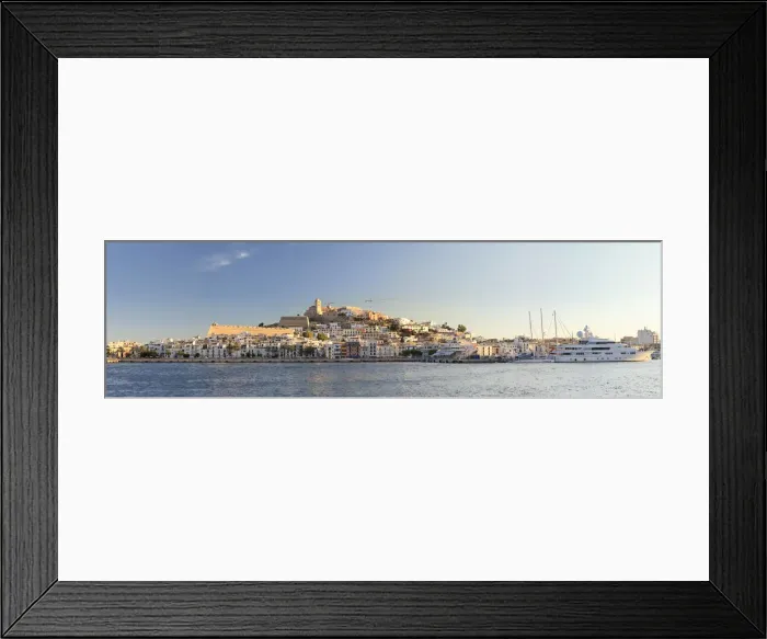 Framed Print : Spain, Balearic Islands, Ibiza, view of Ibiza old town (UNESCO site), and Dalt Vila Framed Print : Spain, Balearic Islands, Ibiza, view of Ibiza old town (UNESCO site), and Dalt Vila