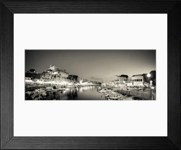 Framed Print : Spain, Balearic Islands, Menorca, Ciutadella, Historic Old Harbour and Old City centre Framed Print : Spain, Balearic Islands, Menorca, Ciutadella, Historic Old Harbour and Old City centre