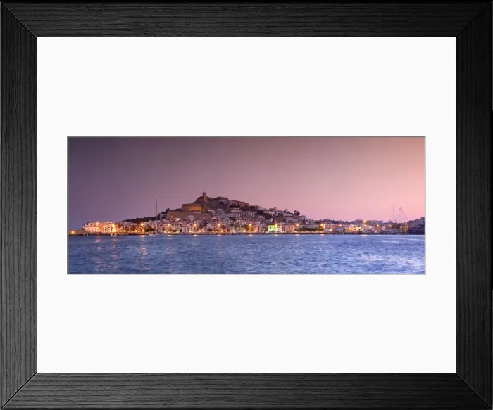 Framed Print : Spain, Balearic Islands, Ibiza, view of Ibiza old town (UNESCO site), and Dalt Vila Framed Print : Spain, Balearic Islands, Ibiza, view of Ibiza old town (UNESCO site), and Dalt Vila