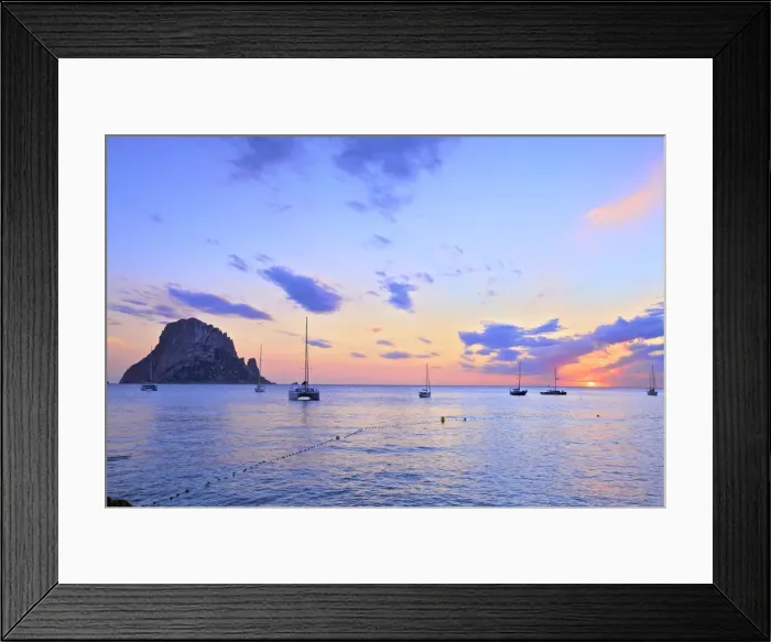 Framed Print : Es Vedra at Sunset, Cala daaHort, Ibiza, Balearic Islands, Spain Framed Print : Es Vedra at Sunset, Cala daaHort, Ibiza, Balearic Islands, Spain