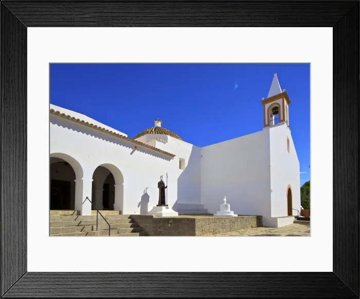 Framed Print : Sant Joan de Labritja Church, Ibiza, Balearic Islands, Spain Framed Print : Sant Joan de Labritja Church, Ibiza, Balearic Islands, Spain