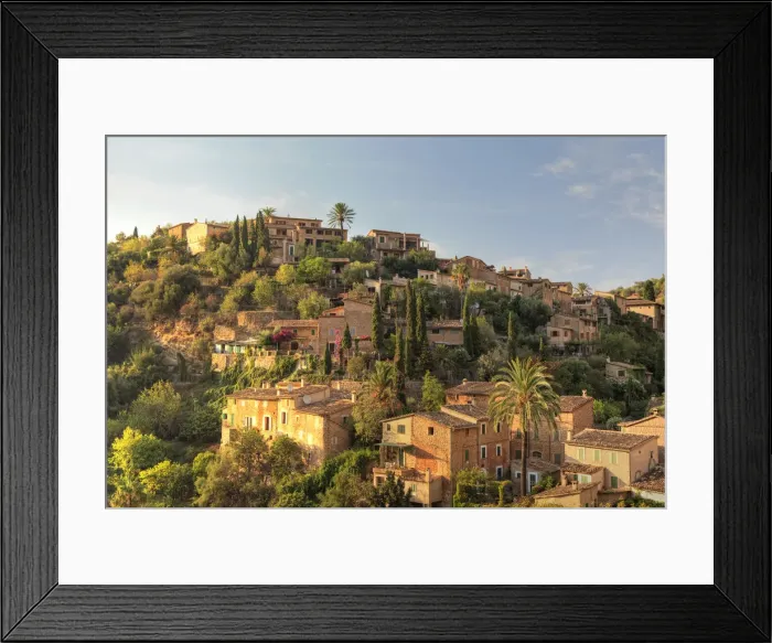 Framed Print : Spain, Balearic Islands, Mallorca, Serra de Tramuntana, Deia Village Framed Print : Spain, Balearic Islands, Mallorca, Serra de Tramuntana, Deia Village
