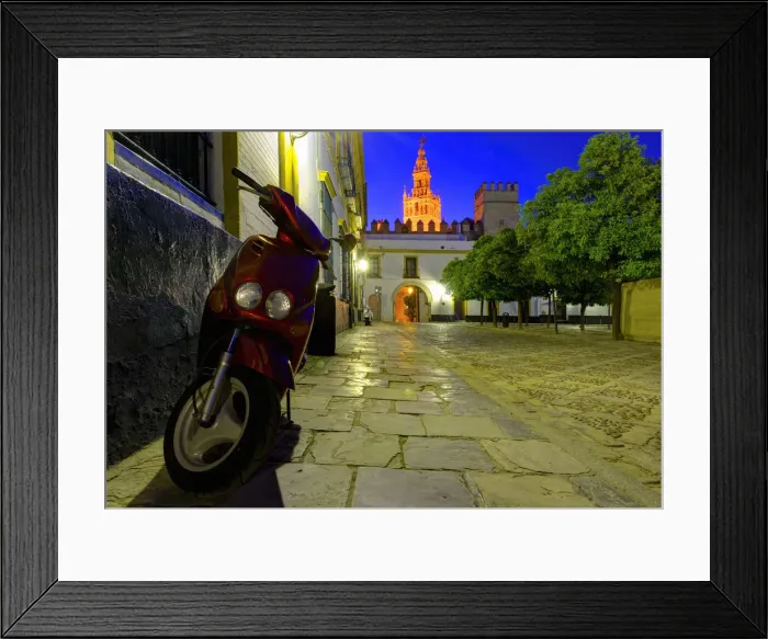 Framed Print : Spain, Andalucia, Seville Province, Seville, Cathedral of Seville, The Giralda Tower Framed Print : Spain, Andalucia, Seville Province, Seville, Cathedral of Seville, The Giralda Tower