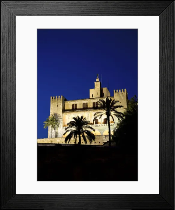 Framed Print : Almudaina Palace, Palma, Mallorca, Spain Framed Print : Almudaina Palace, Palma, Mallorca, Spain