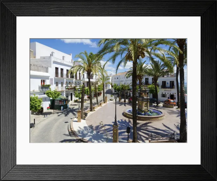 Framed Print : Spain, Andalucia, Cadiz Province, Vejer de la Frontera Framed Print : Spain, Andalucia, Cadiz Province, Vejer de la Frontera