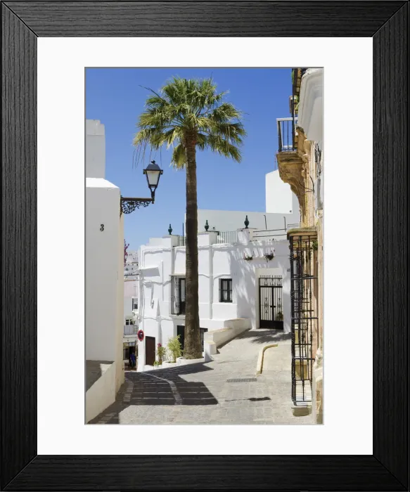 Framed Print : Spain, Andalucia, Cadiz Province, Vejer de la Frontera Framed Print : Spain, Andalucia, Cadiz Province, Vejer de la Frontera