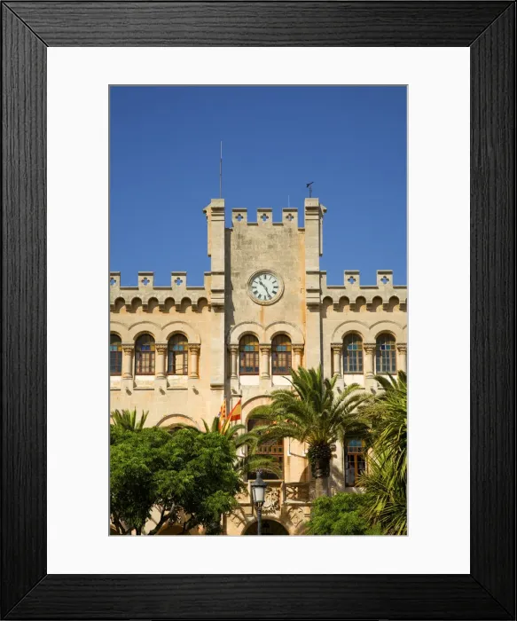 Framed Print : Town Hall, Ciutadella, Menorca, Spain Framed Print : Town Hall, Ciutadella, Menorca, Spain