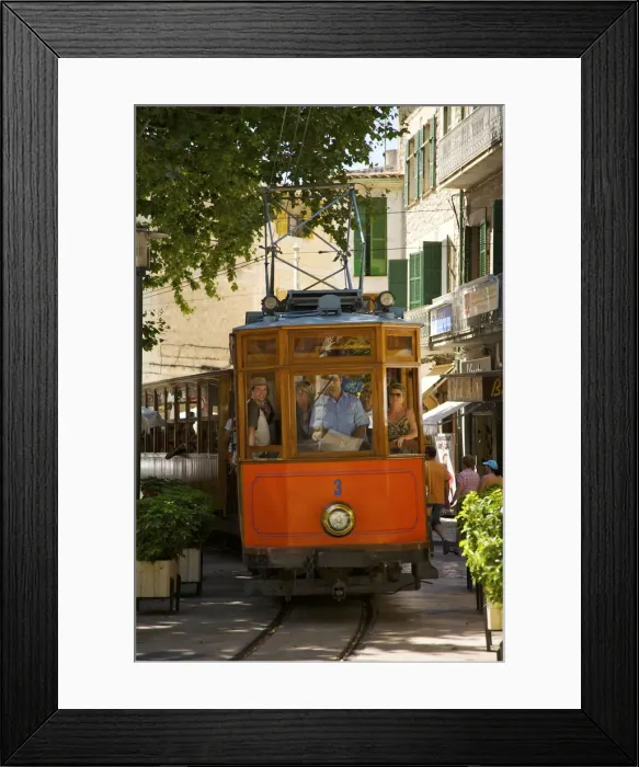Framed Print : Tram, Soller, Mallorca, Spain Framed Print : Tram, Soller, Mallorca, Spain
