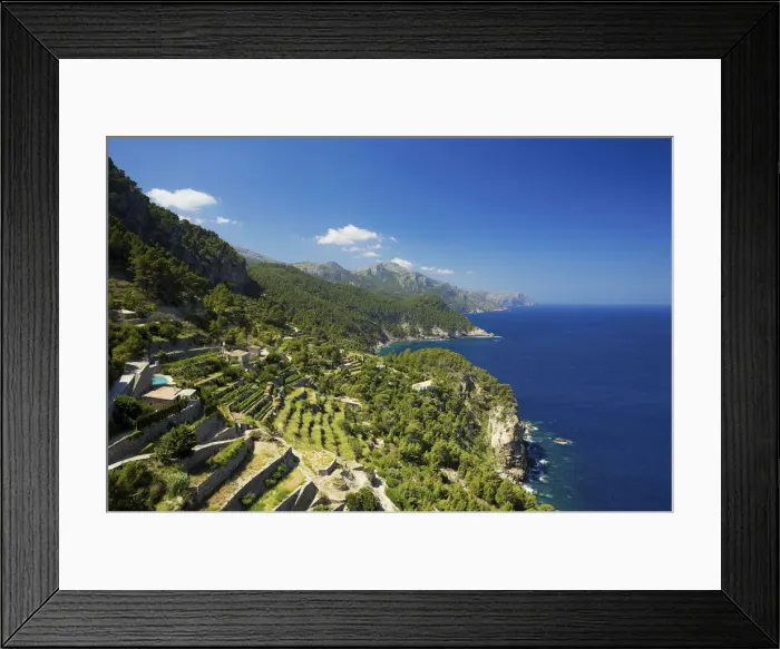 Framed Print : View from Mirador de Ses Animes, Mallorca, Spain Framed Print : View from Mirador de Ses Animes, Mallorca, Spain