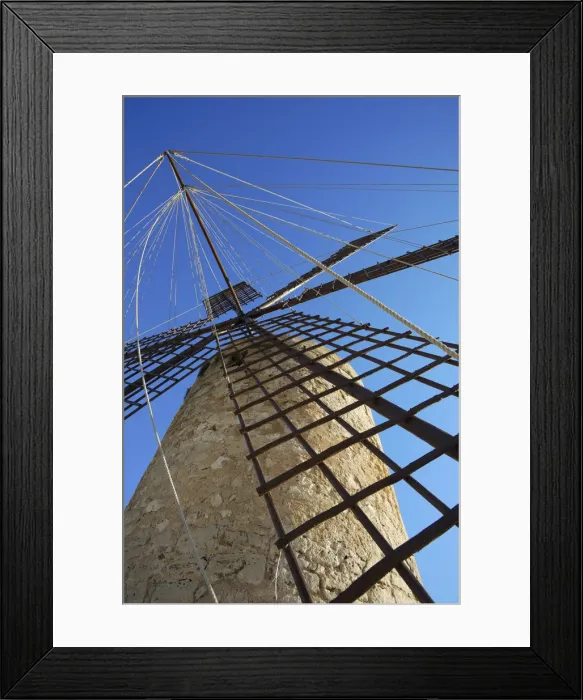 Framed Print : Windmill, Palma, Mallorca, Spain Framed Print : Windmill, Palma, Mallorca, Spain
