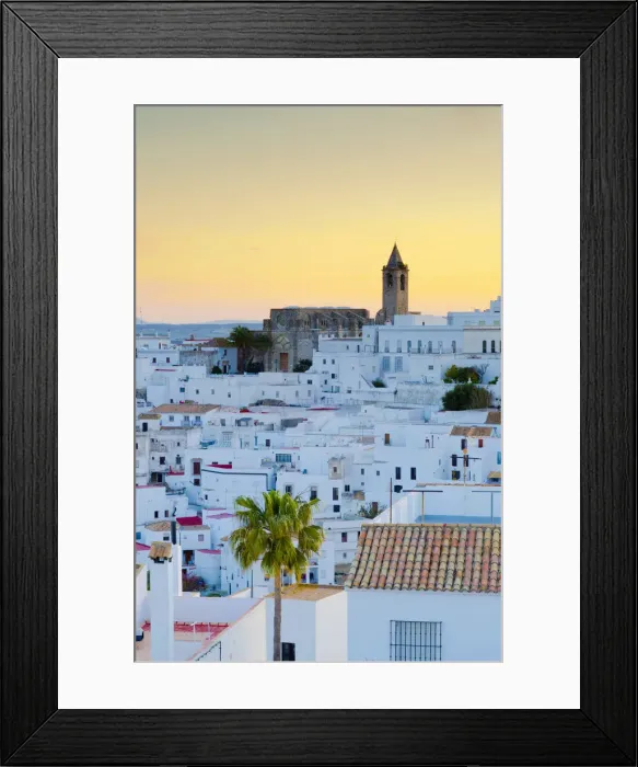 Framed Print : Spain, Andalucia, Cadiz Province, Vejer de la Frontera Framed Print : Spain, Andalucia, Cadiz Province, Vejer de la Frontera