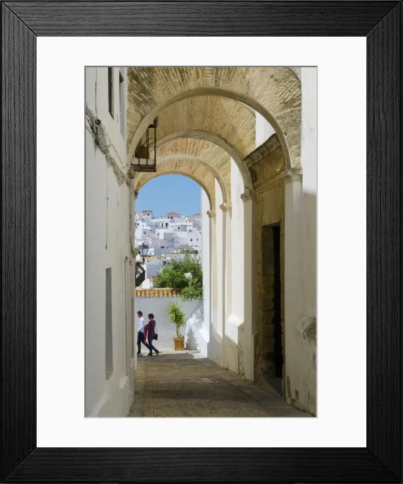 Framed Print : Spain, Andalucia, Cadiz Province, Vejer de la Frontera Framed Print : Spain, Andalucia, Cadiz Province, Vejer de la Frontera