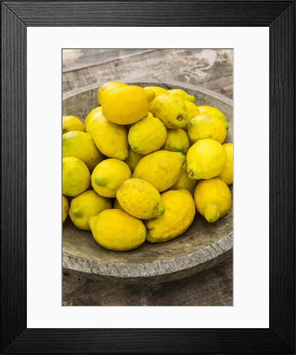 Framed Print : Bowl of Lemons, Soller, Serra de Tramuntana, Mallorca (Majorca), Balearic Islands, Spain Framed Print : Bowl of Lemons, Soller, Serra de Tramuntana, Mallorca (Majorca), Balearic Islands, Spain