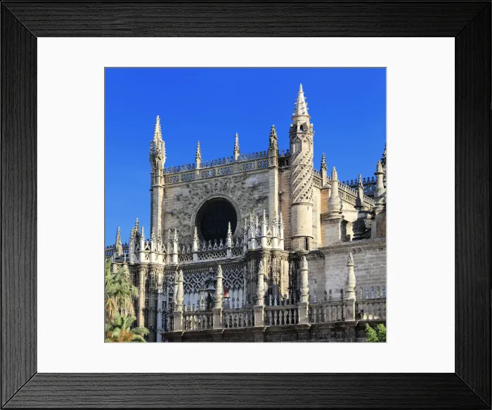 Framed Print : Prince Door Rose Window, Cathedral of Saint Mary of the See (Catedral de Santa Maria Framed Print : Prince Door Rose Window, Cathedral of Saint Mary of the See (Catedral de Santa Maria
