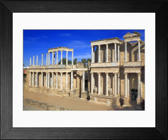 Framed Print : Roman theatre, Merida, Extremadura, Spain Framed Print : Roman theatre, Merida, Extremadura, Spain