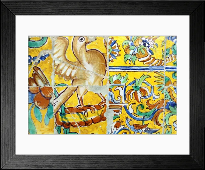 Framed Print : Azuleho, ceramic tile, Museum of Fine Arts (Museo de Bellas Artes), Seville, Andalusia Framed Print : Azuleho, ceramic tile, Museum of Fine Arts (Museo de Bellas Artes), Seville, Andalusia