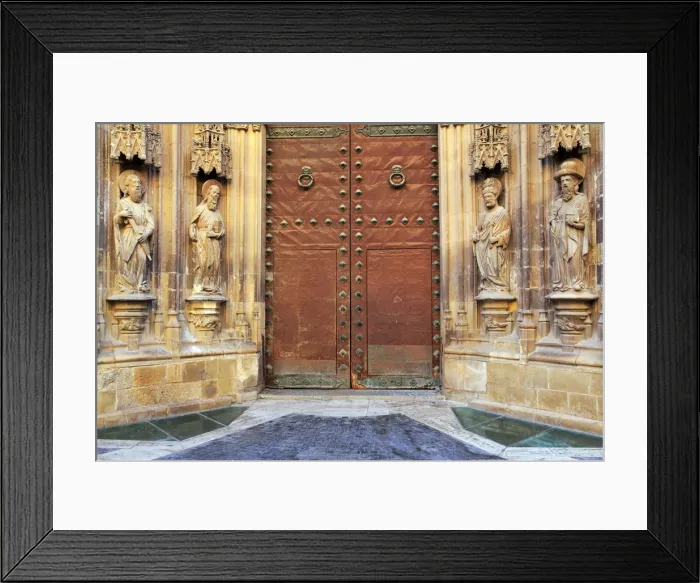 Framed Print : Sculptural portal, Cathedral, Murcia, Murcia, Spain Framed Print : Sculptural portal, Cathedral, Murcia, Murcia, Spain