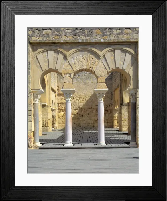 Framed Print : Upper basilical hall (Dar al-Jund), Medina Azahara, Cordoba, Andalusia, Spain Framed Print : Upper basilical hall (Dar al-Jund), Medina Azahara, Cordoba, Andalusia, Spain
