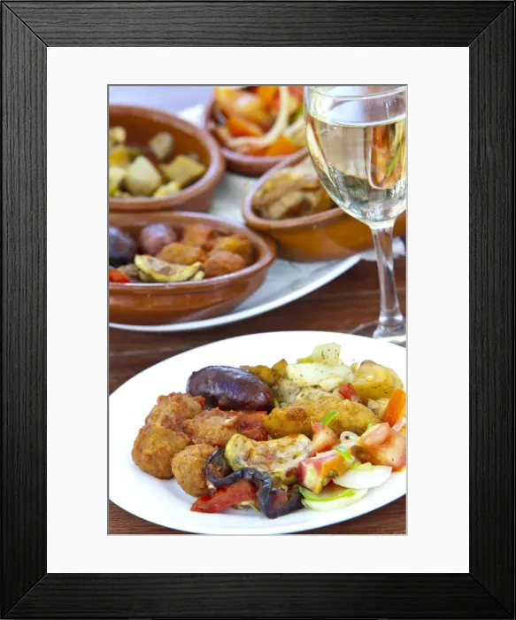Framed Print : Tapas, Palma de Mallorca, Mallorca, Balearic Islands, Spain Framed Print : Tapas, Palma de Mallorca, Mallorca, Balearic Islands, Spain