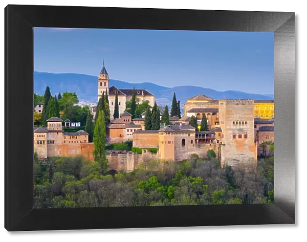 Spain, Andalucia, Granada Province, Granada, Alhambra Palace