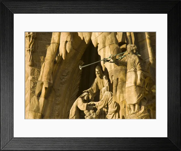 Framed Print : Spain, Barcelona, Sagrada Familia cathedral Framed Print : Spain, Barcelona, Sagrada Familia cathedral