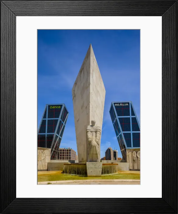 Framed Print : Kio Towers at the Plaza De Castilla, Madrid, Spain