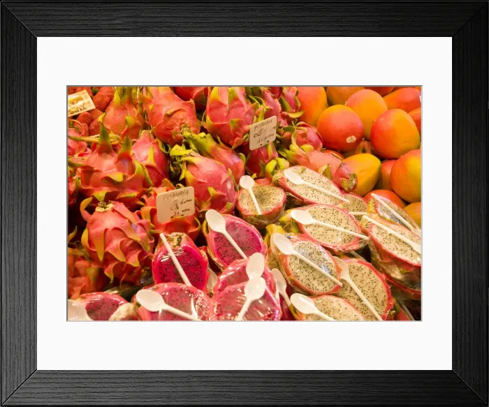Framed Print : Spain, Barcelona, La Rambla, La Boqueria Market Framed Print : Spain, Barcelona, La Rambla, La Boqueria Market