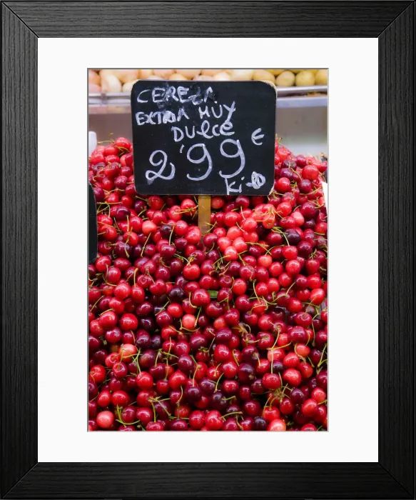 Framed Print : Spain, Barcelona, La Rambla, La Boqueria Market Framed Print : Spain, Barcelona, La Rambla, La Boqueria Market