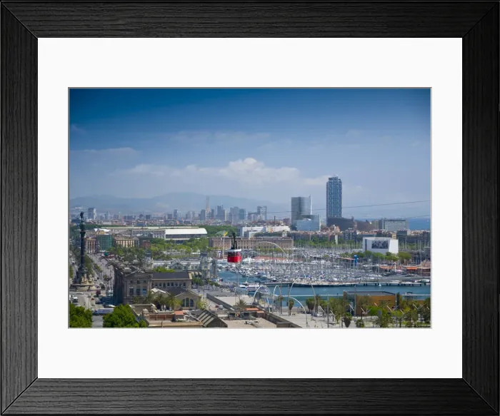 Framed Print : Spain, Barcelona, Port Vell (Old Port) Framed Print : Spain, Barcelona, Port Vell (Old Port)