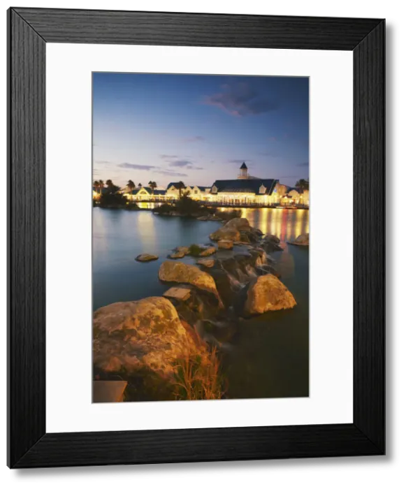 Framed Print : The Boardwalk entertainment complex at dusk, Summerstrand, Port Elizabeth, Eastern Cape Framed Print : The Boardwalk entertainment complex at dusk, Summerstrand, Port Elizabeth, Eastern Cape