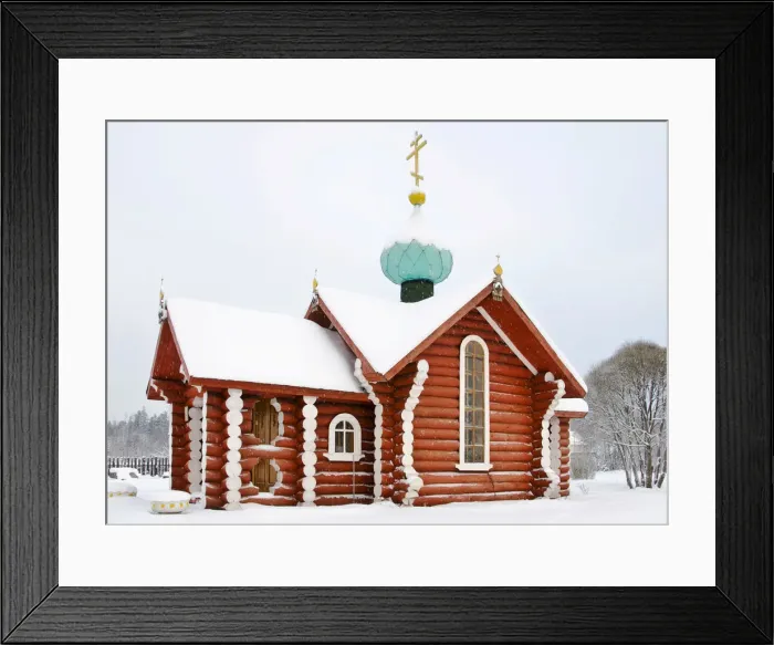Framed Print : Chapel of Saint Nikolai The Miracle maker, Tikhvin, Leningrad region, Russia Framed Print : Chapel of Saint Nikolai The Miracle maker, Tikhvin, Leningrad region, Russia