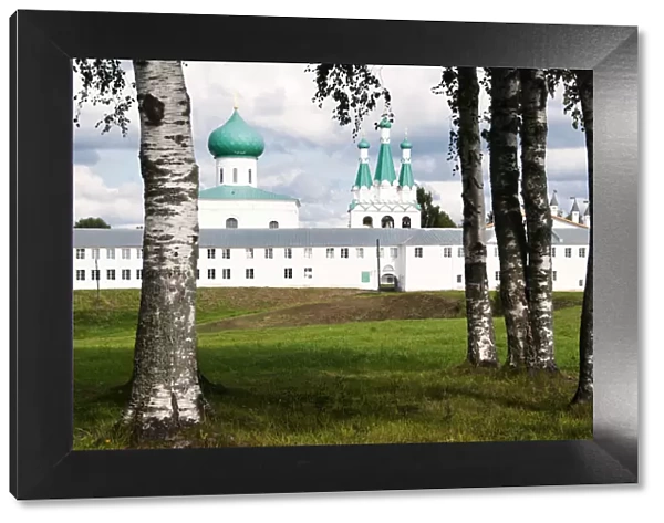Aleksandro-Svirsky monastery founded in 1487 and situated deep in the woods of the