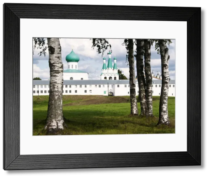 Framed Print : Aleksandro-Svirsky monastery founded in 1487 and situated deep in the woods of Framed Print : Aleksandro-Svirsky monastery founded in 1487 and situated deep in the woods of