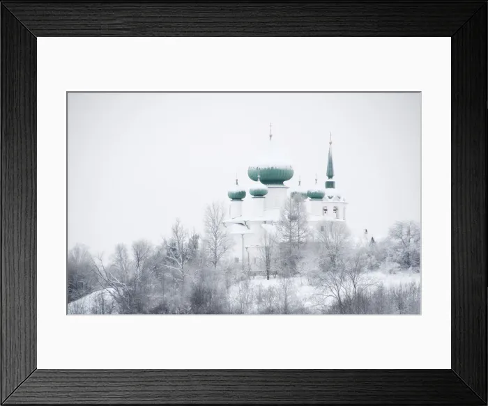Framed Print : Church of St. John the Baptist in winter, Staraya Ladoga, Leningrad region, Russia Framed Print : Church of St. John the Baptist in winter, Staraya Ladoga, Leningrad region, Russia