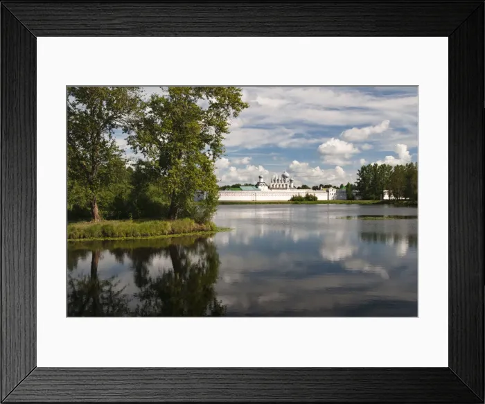 Framed Print : Bogorodichno-Uspenskij Monastery, Tikhvin, Leningrad region, Russia