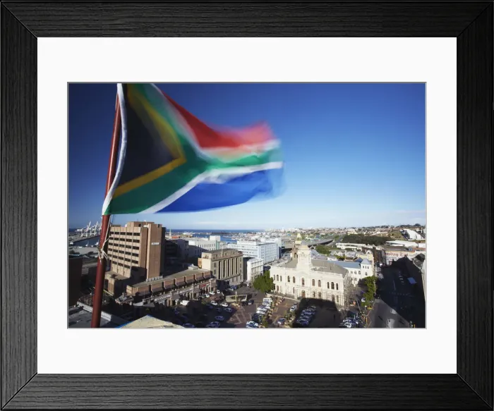 Framed Print : View of downtown Port Elizabeth, Eastern Cape, South Africa Framed Print : View of downtown Port Elizabeth, Eastern Cape, South Africa